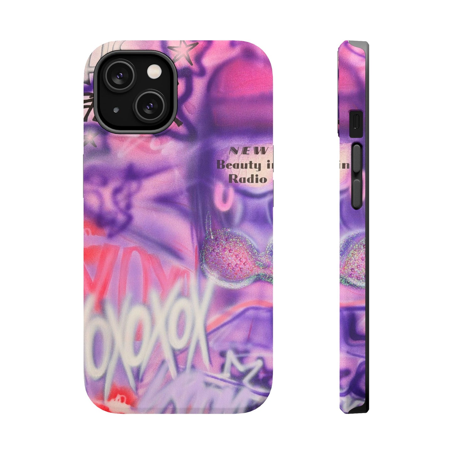 MagSafe "mic check" airbrush iPhone case