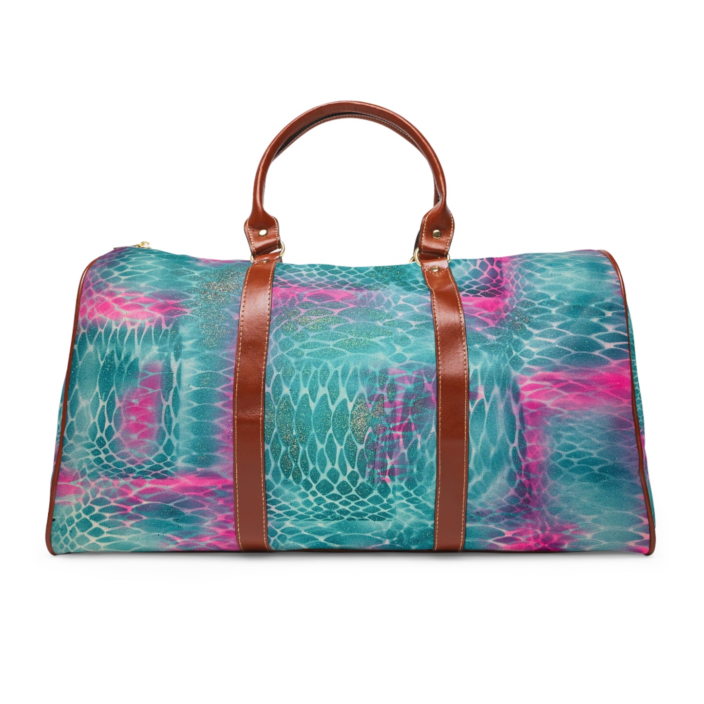 "snakeskin" airbrush waterproof travel bag