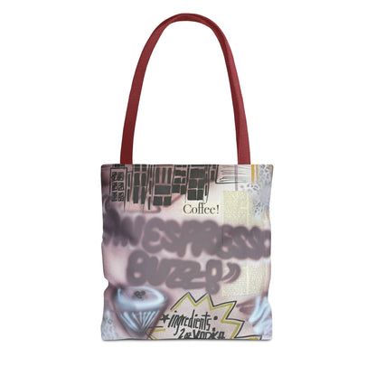 "espresso martini" airbrush tote bag