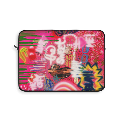 "sweet escape" airbrush laptop sleeve
