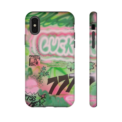"so lucky" airbrush iPhone case
