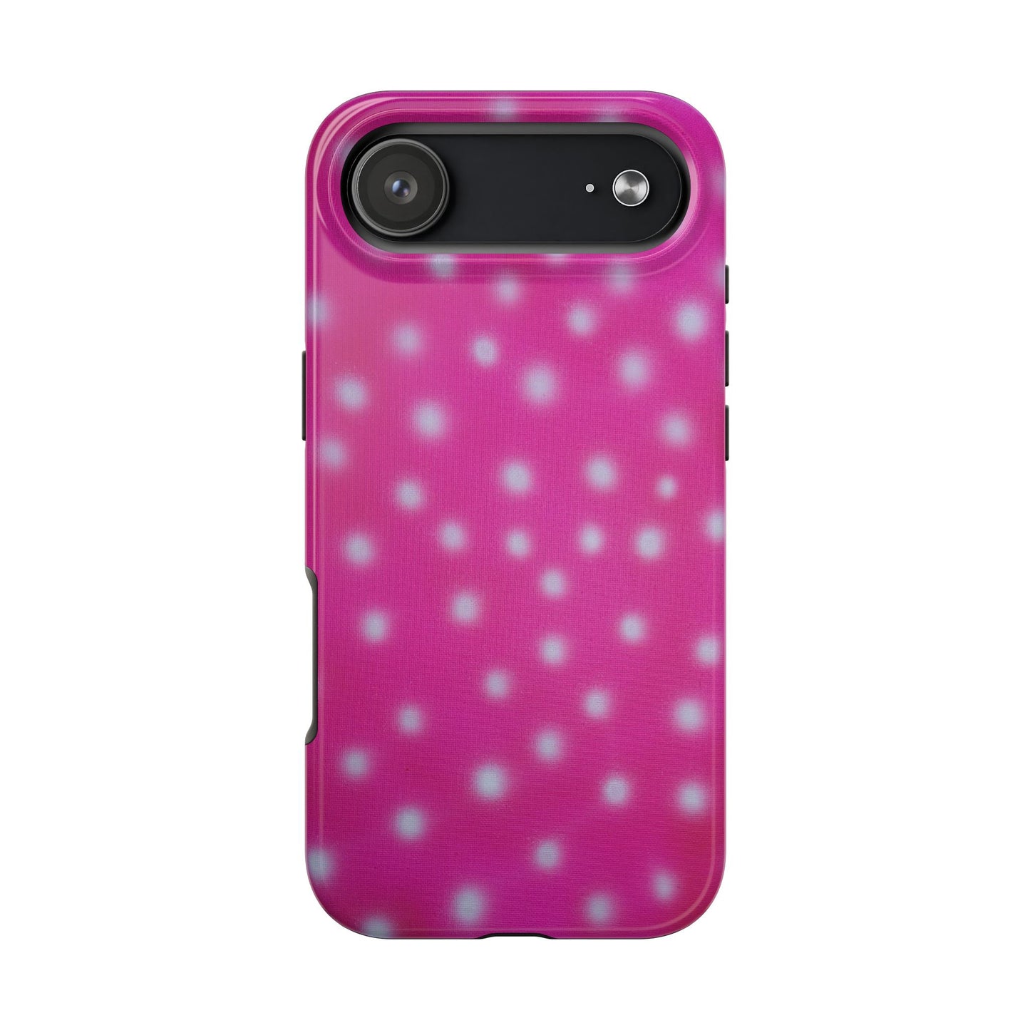 "bubblegum polka dot" airbrush iPhone case