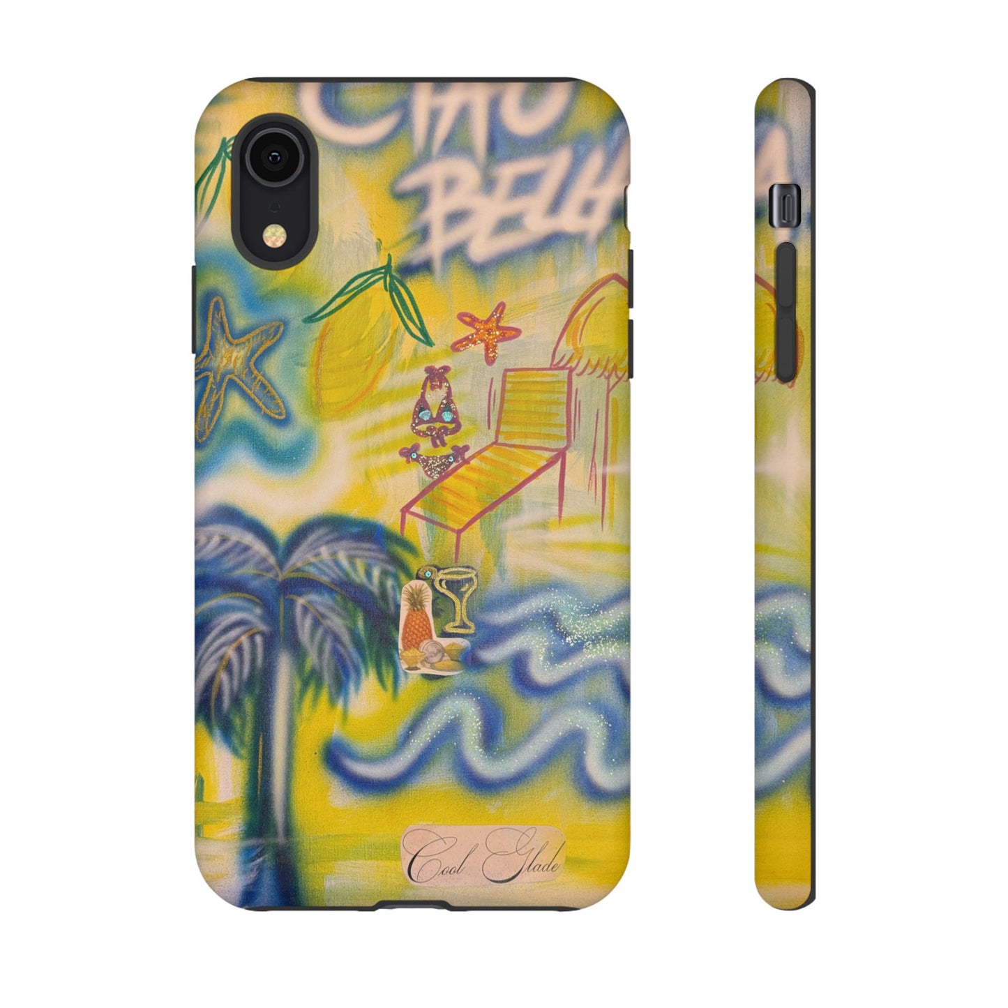 "ciao bella" airbrush iPhone case