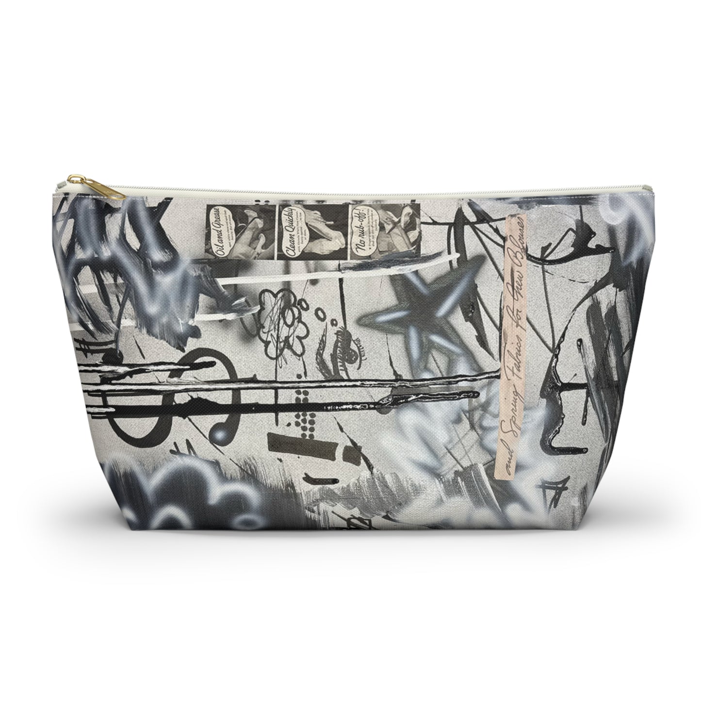 "monochrome mood" airbrush makeup pouch