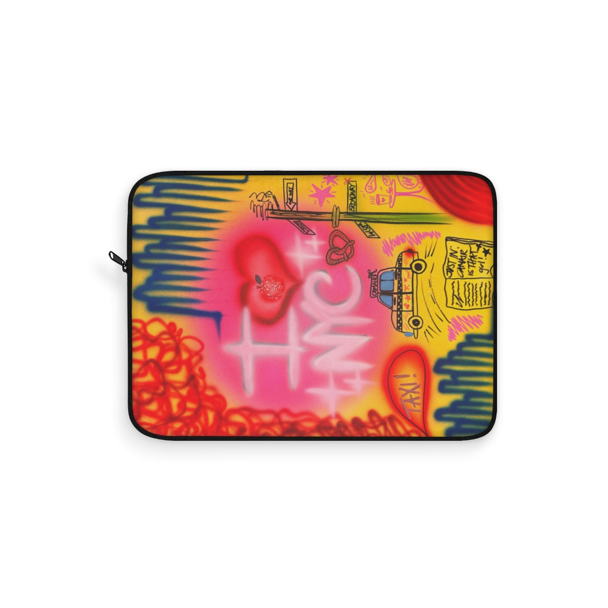 "in the city" airbrush laptop sleeve