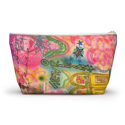 "new orleans" airbrush makeup pouch