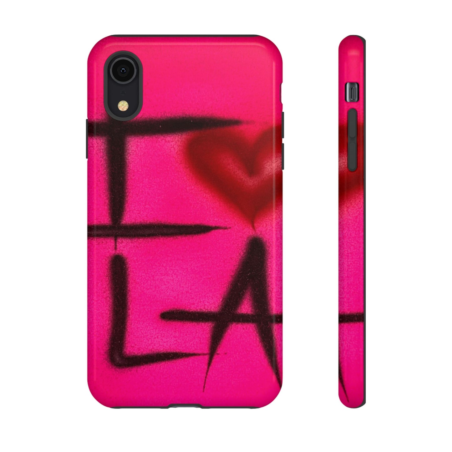"I <3 LA" airbrush iPhone case