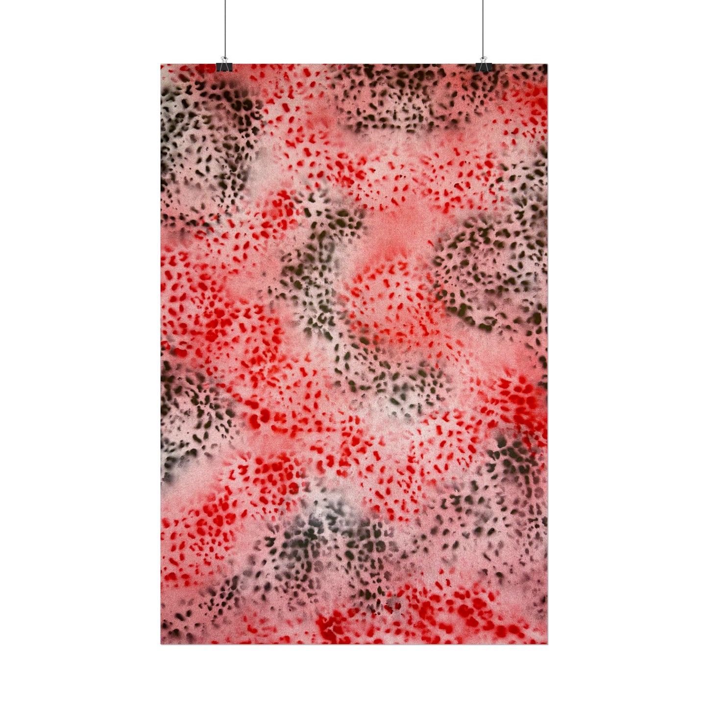 "red cheetah" airbrush rolled print