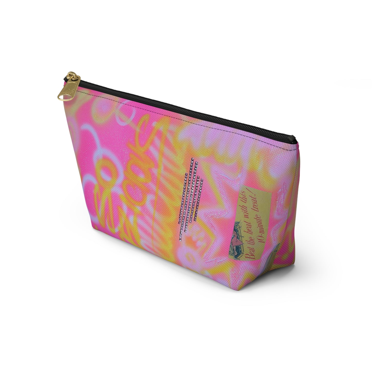 "so delicious" airbrush makeup pouch