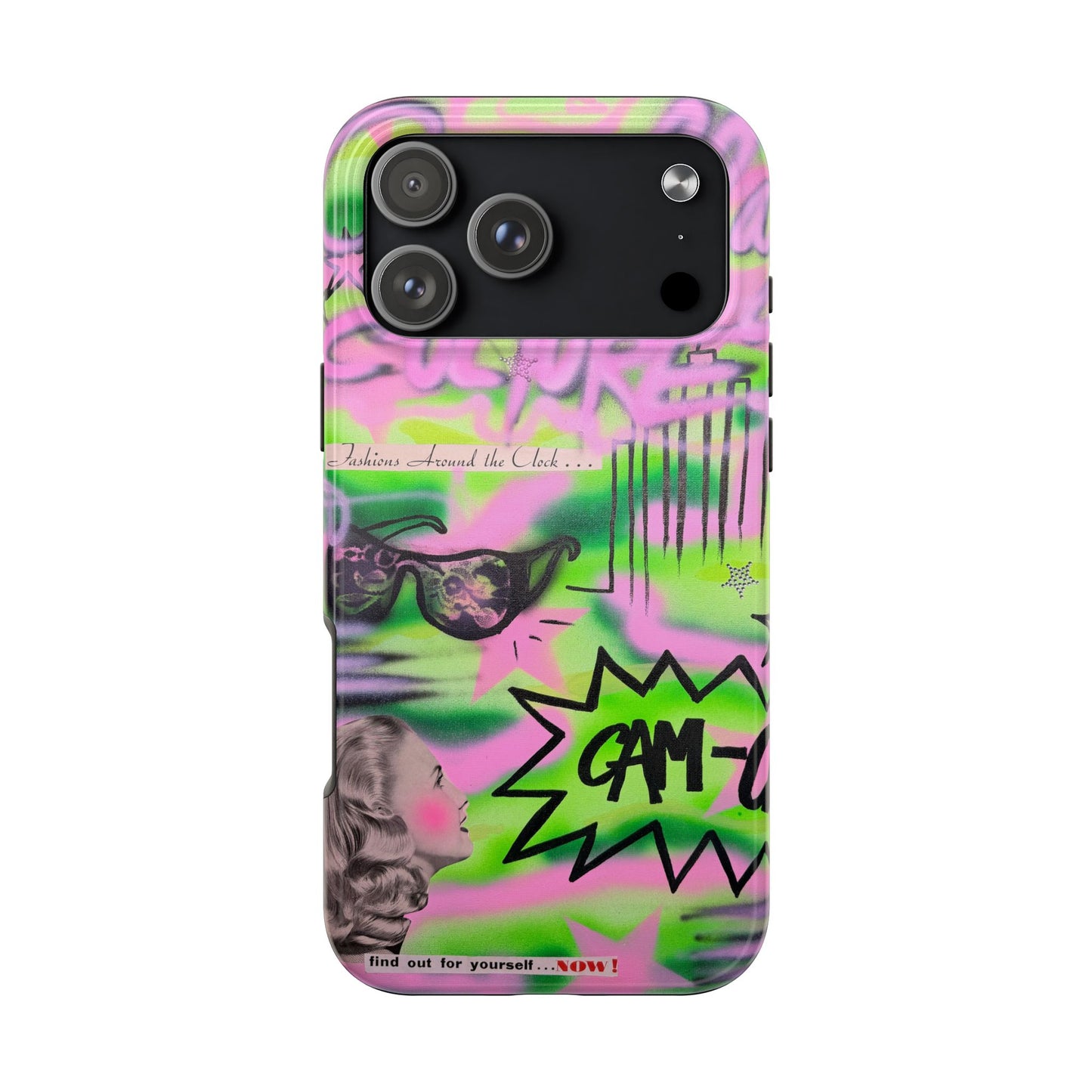 "green camo" airbrush iPhone case