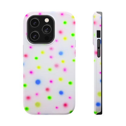 MagSafe "birthday cake polka dot" airbrush iPhone case
