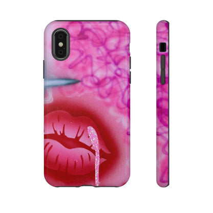limited edition "glitter aura" airbrush iPhone case airbrush iPhone case