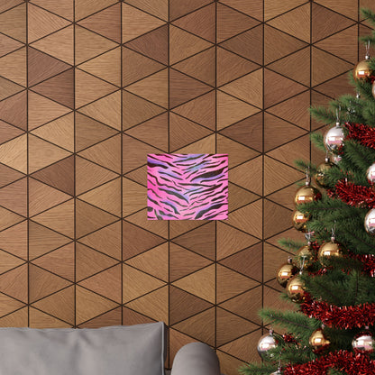 "glitter zebra" airbrush horizontal print