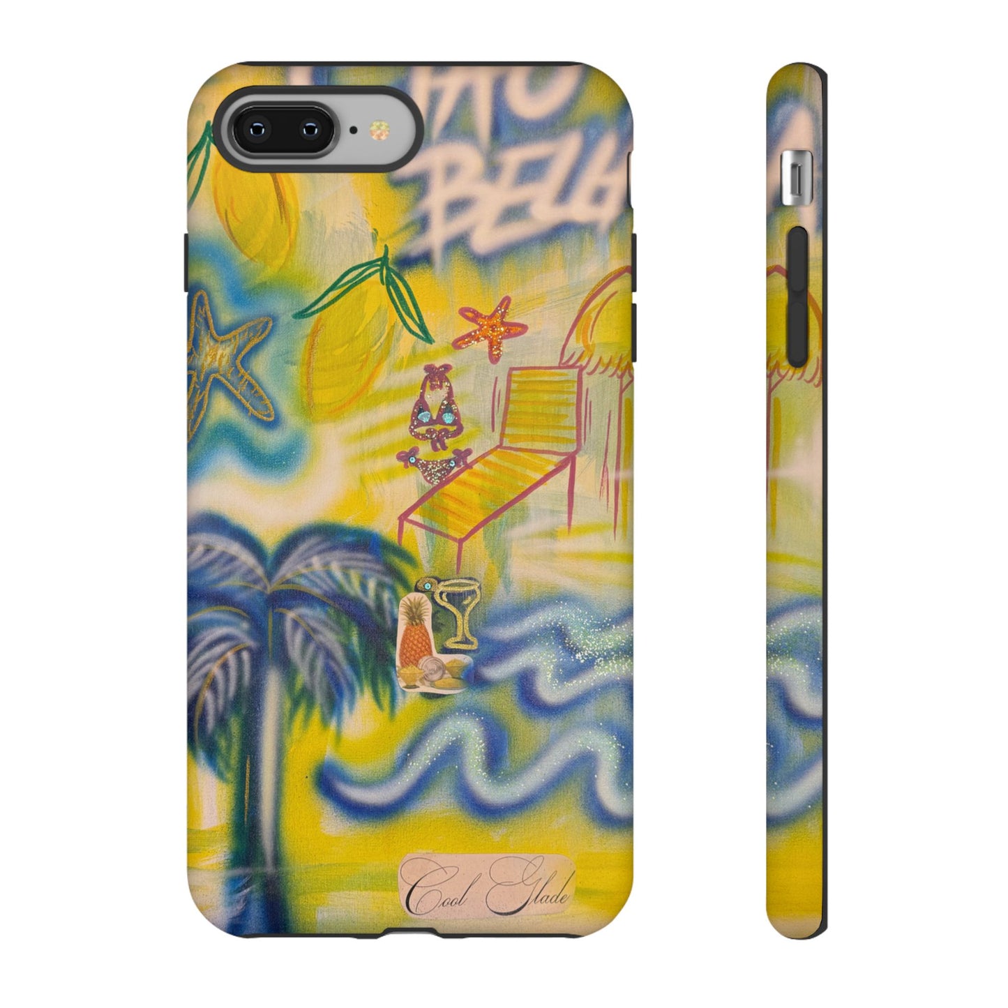 "ciao bella" airbrush iPhone case