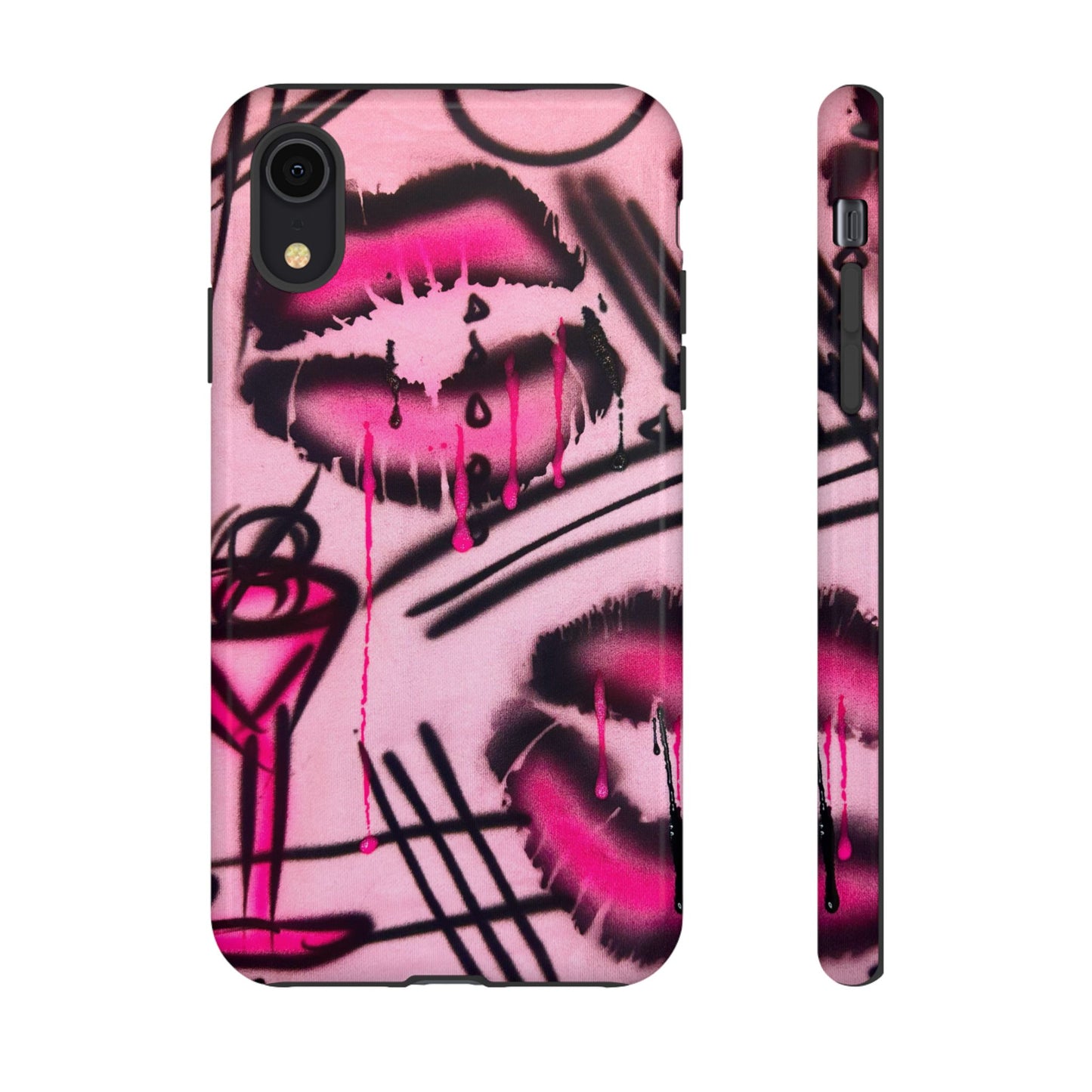 "glossy pout" airbrush iPhone case