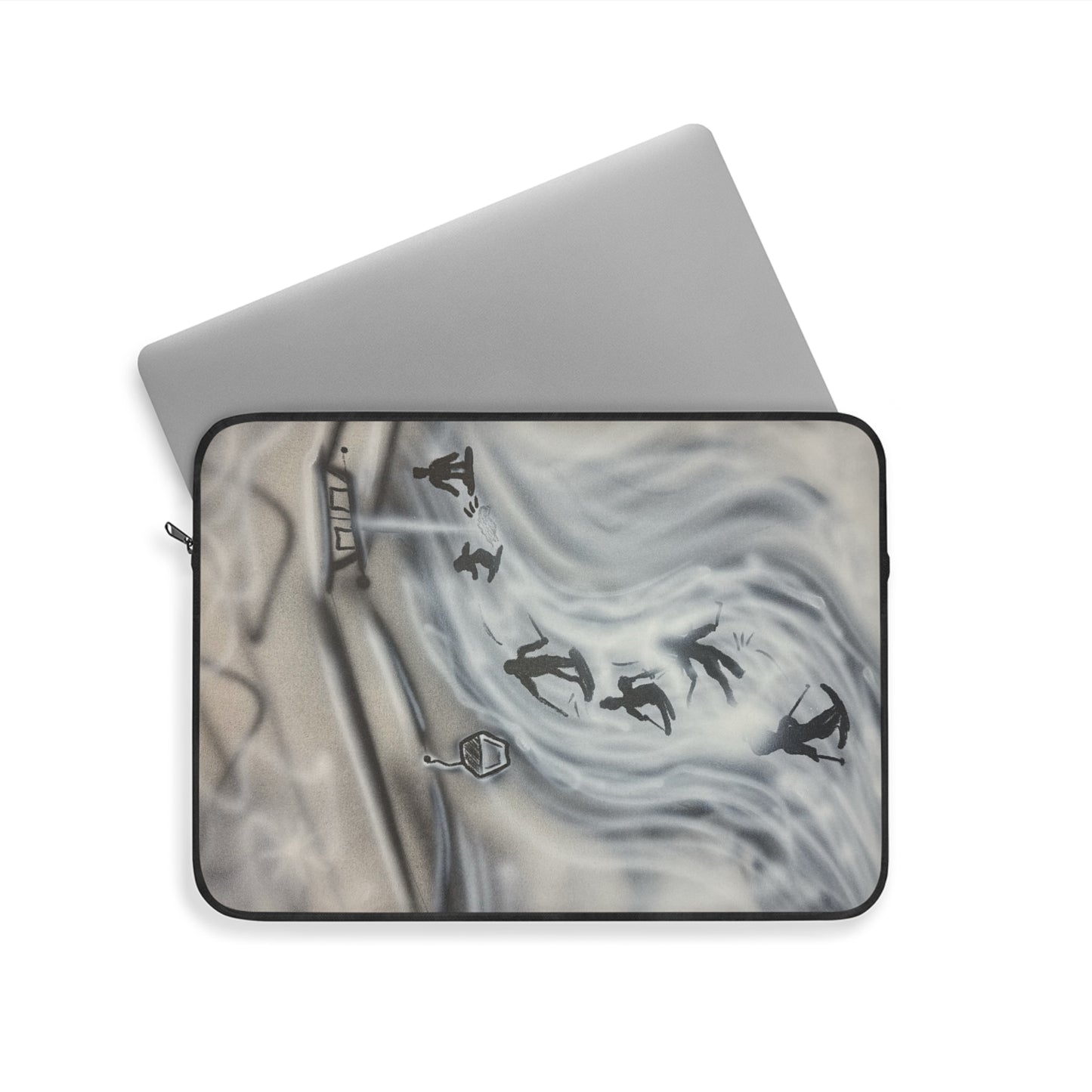 "arctic avalanche" airbrush laptop sleeve