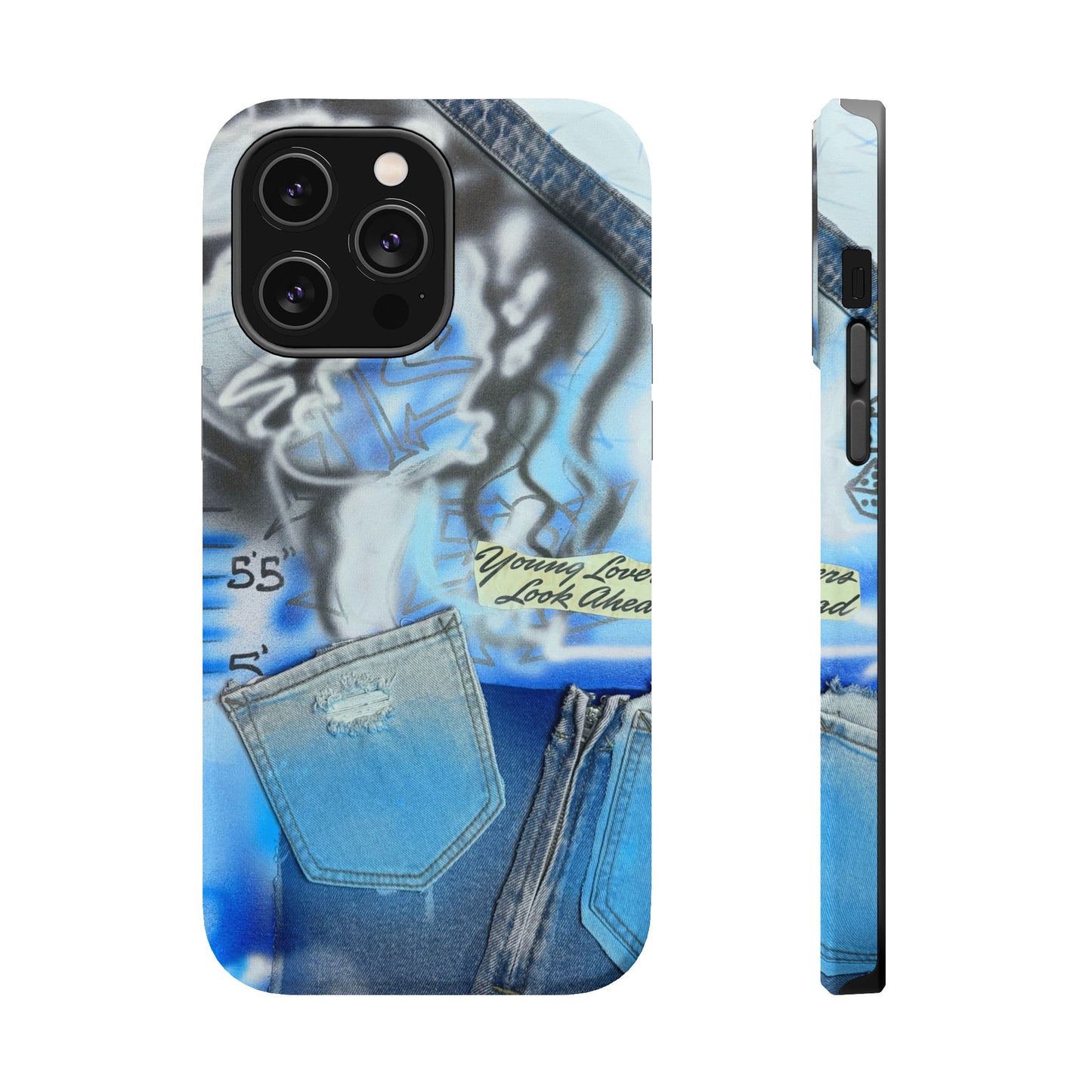 MagSafe "young lovers" airbrush iPhone case