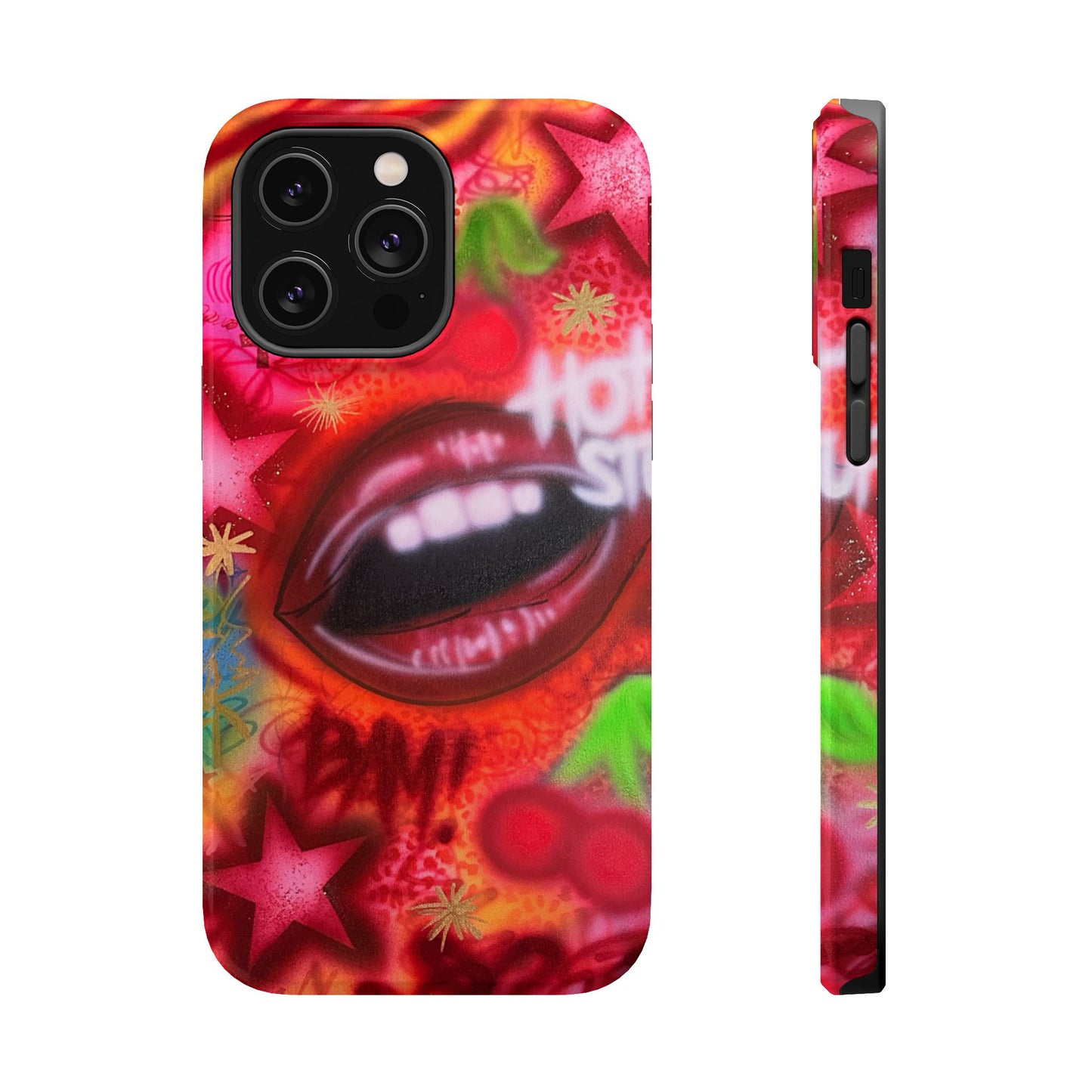 MagSafe "hot stuff" airbrush iPhone case