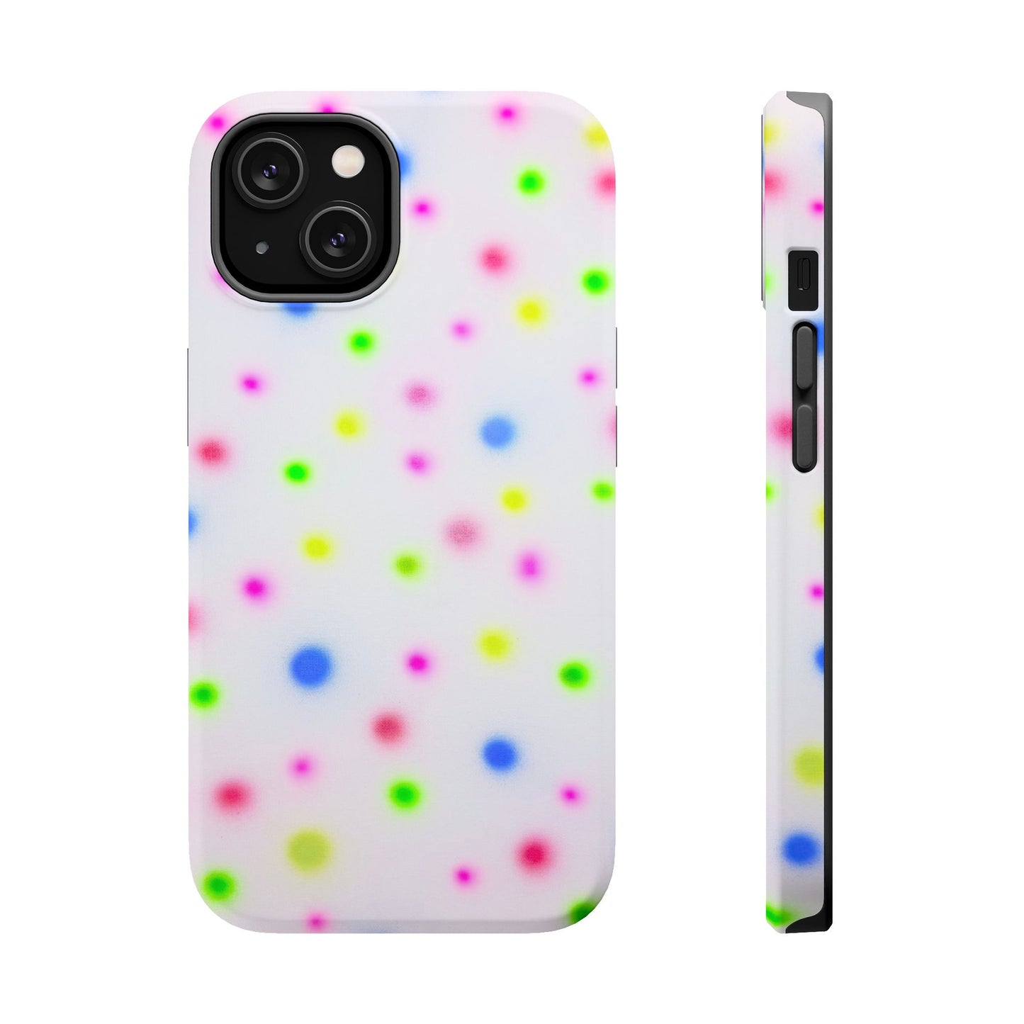 MagSafe "birthday cake polka dot" airbrush iPhone case