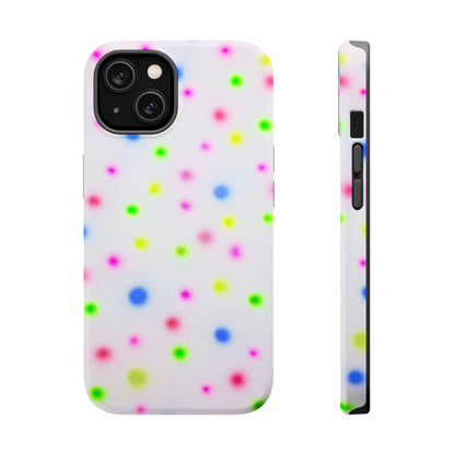 MagSafe "birthday cake polka dot" airbrush iPhone case