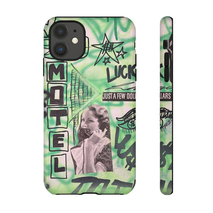 "lust over luck" airbrush iPhone case