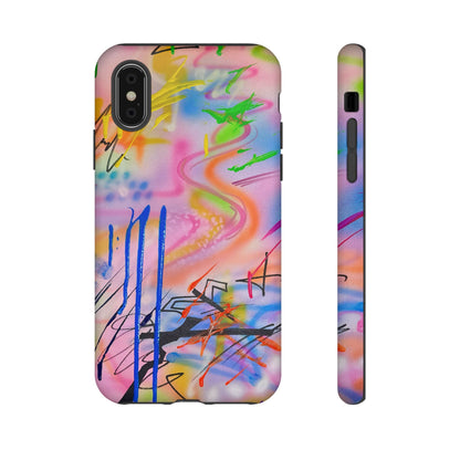 "neon haze" airbrush iPhone case