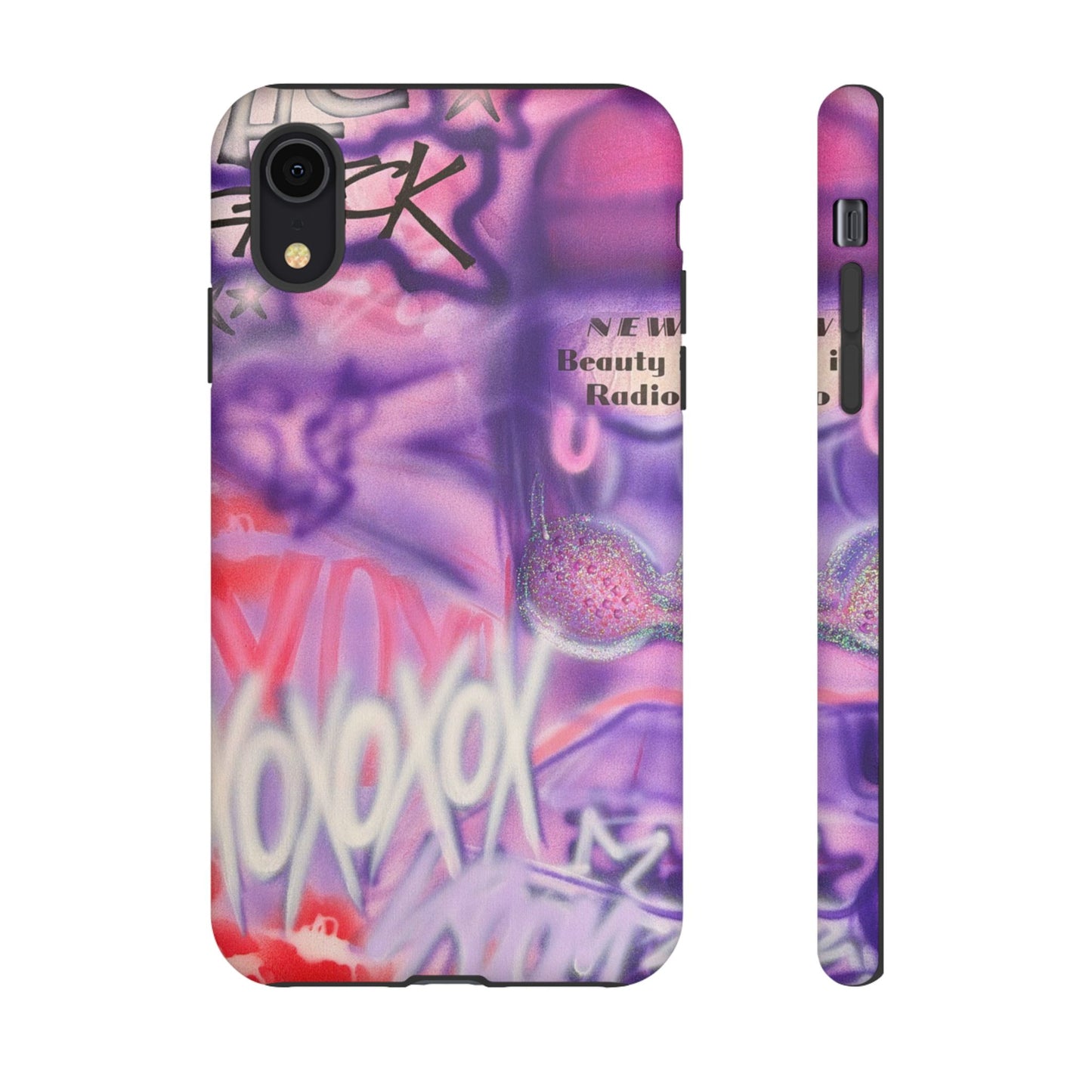 "mic check" airbrush iPhone case