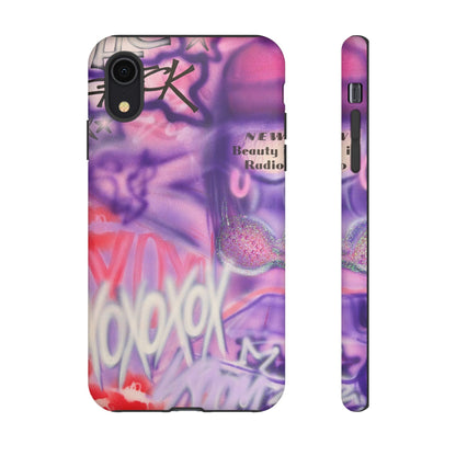 "mic check" airbrush iPhone case