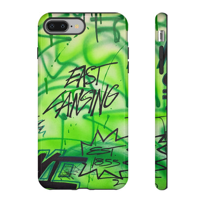 "east lansing, mi" airbrush iPhone case