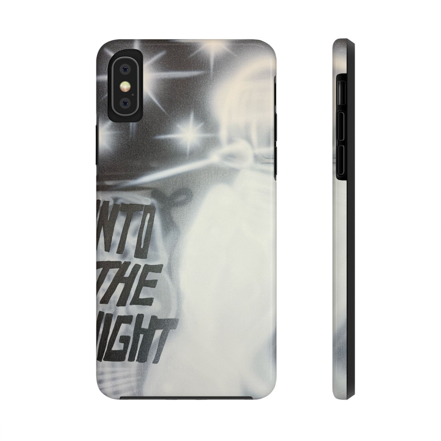 "into the night" airbrush iPhone case