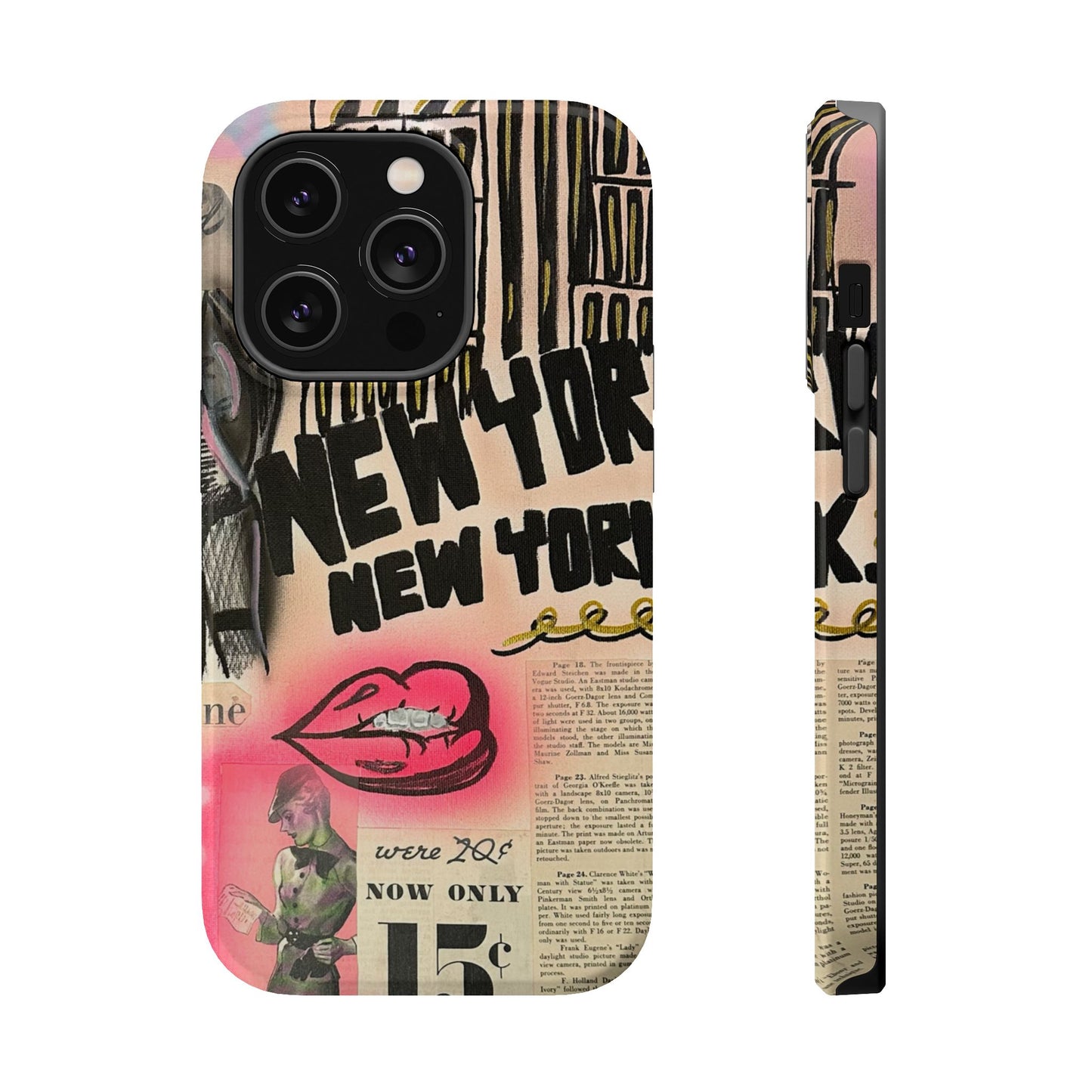 MagSafe "new york, new york" airbrush iPhone case