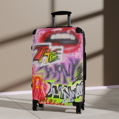 "wynwood gold" airbrush suitcase