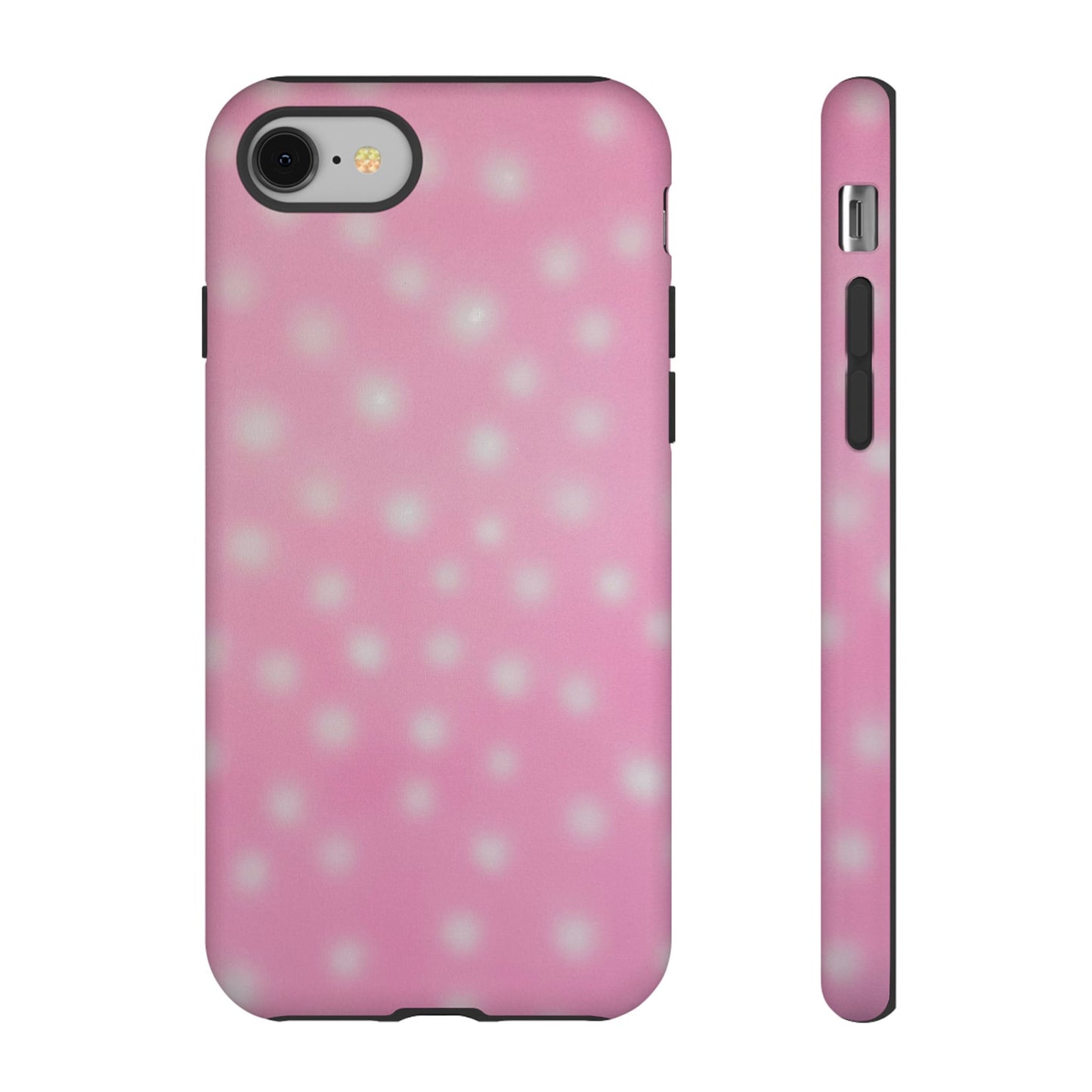 "strawberry swirl polka dot" airbrush iPhone case