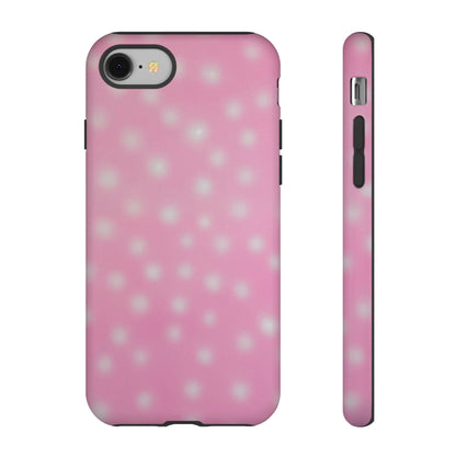 "strawberry swirl polka dot" airbrush iPhone case
