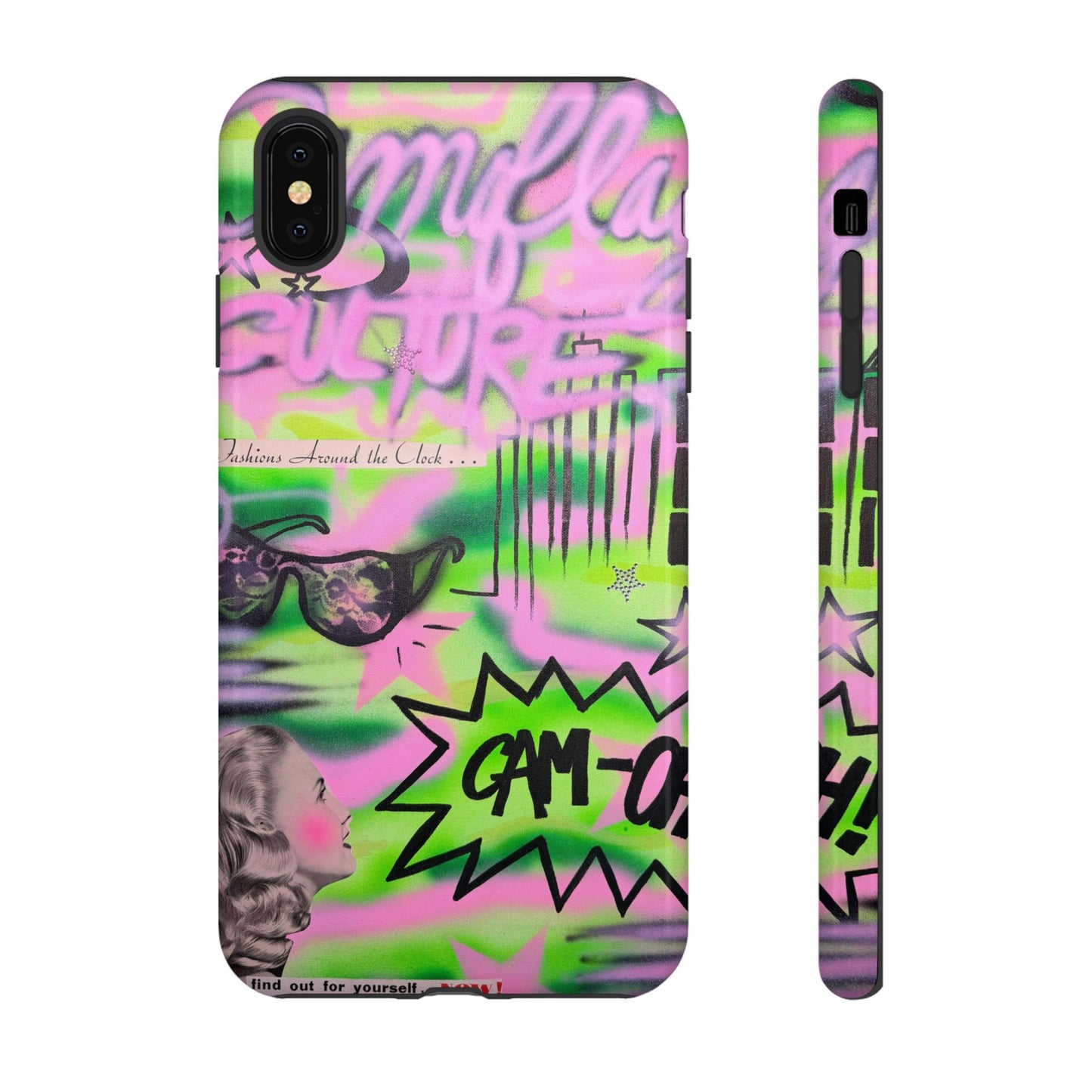 "green camo" airbrush iPhone case