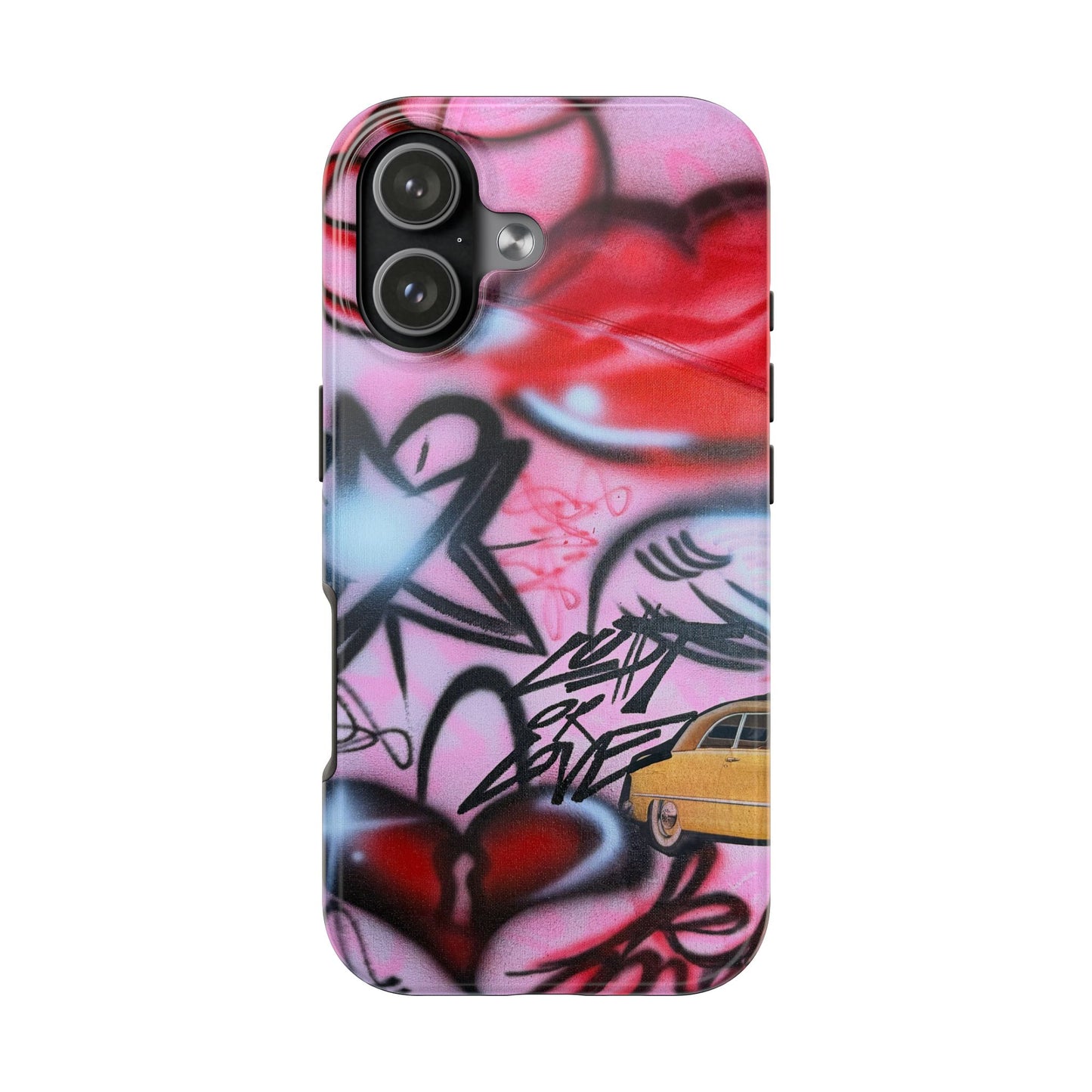 "lust or love" airbrush iPhone case