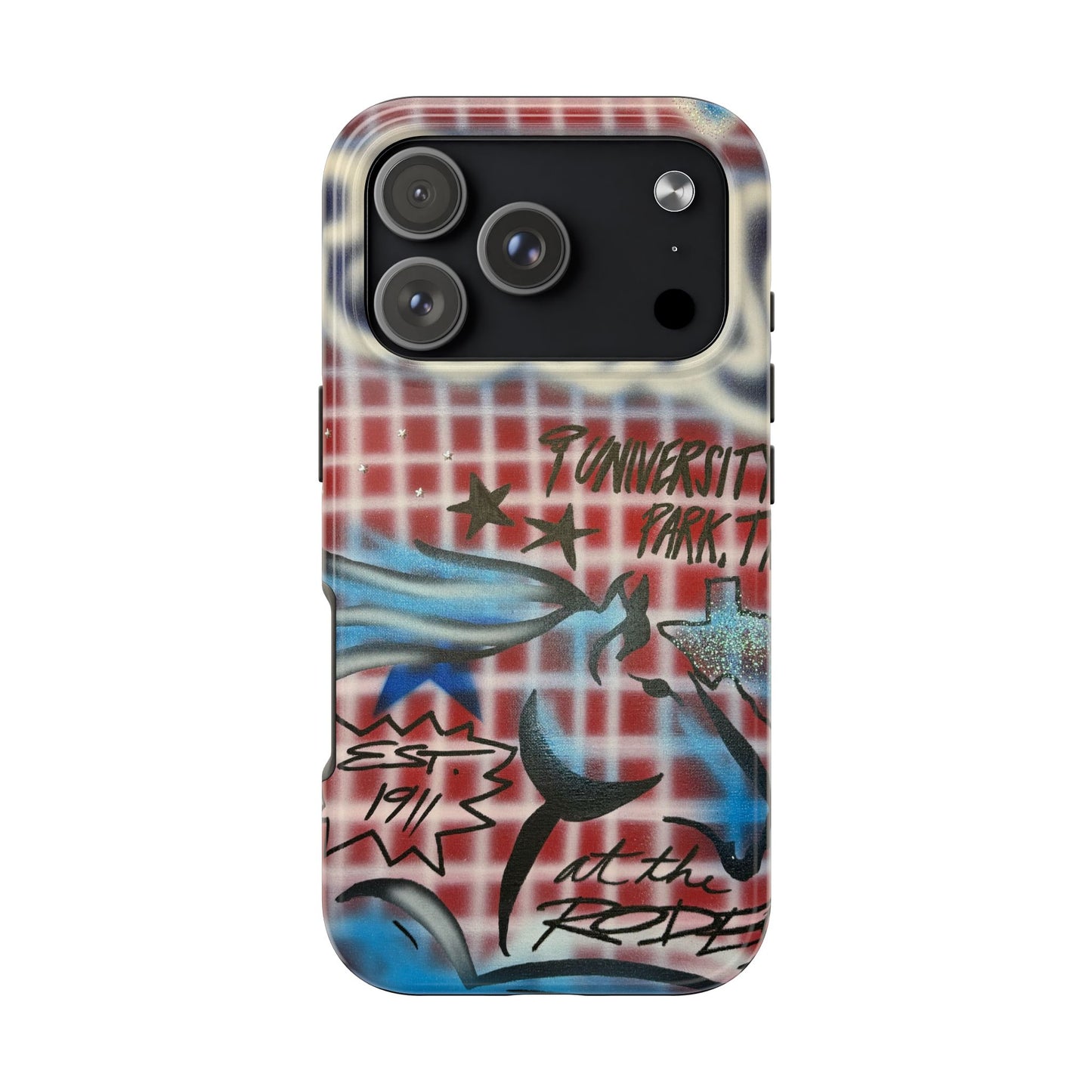 "texas" airbrush iPhone case