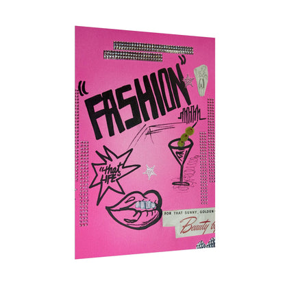 "high fashion" airbrush rolled print