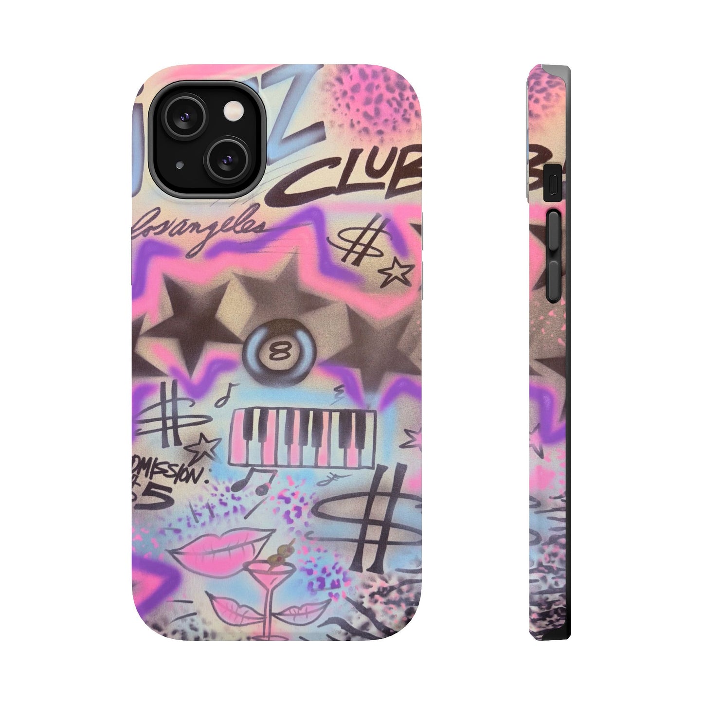 MagSafe "jazz club" airbrush iPhone case