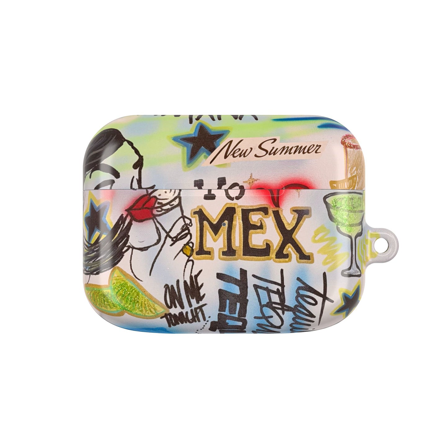 "salted lime" airbrush airpod cases
