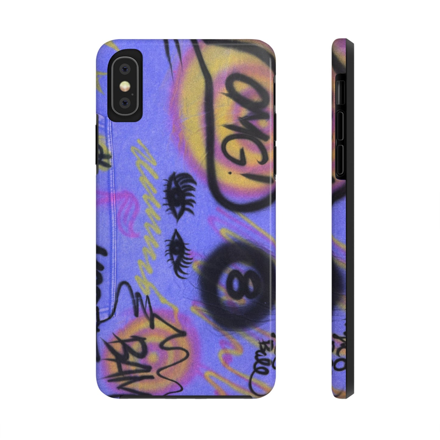 "eye$ on lies" airbrush iPhone case
