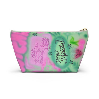 "matcha!" airbrush makeup pouch