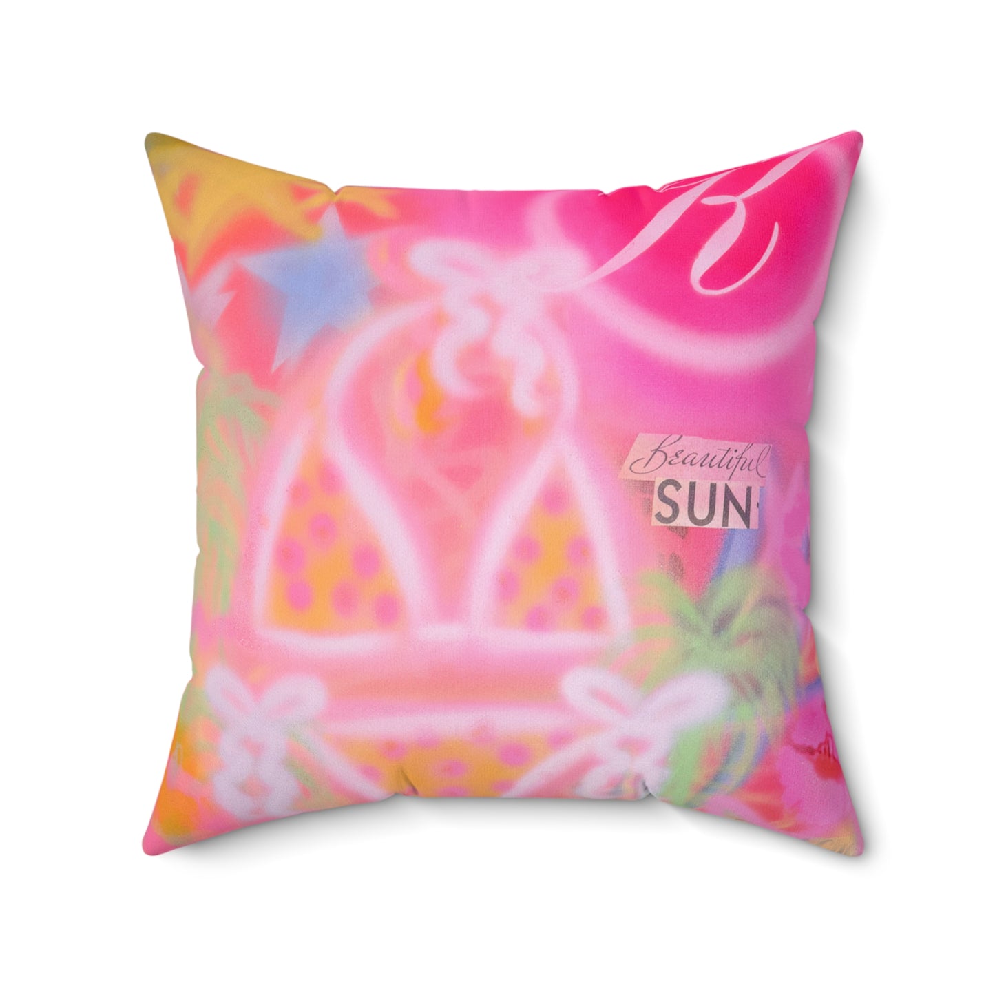"camair x kaete" airbrush pillow