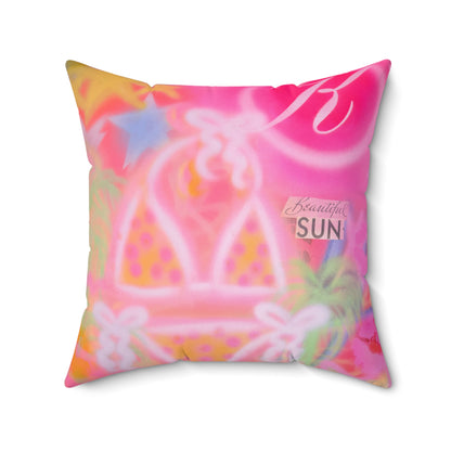 "camair x kaete" airbrush pillow
