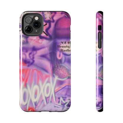 "mic check" airbrush iPhone case