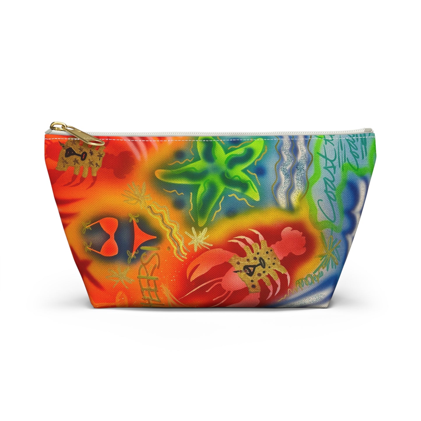 "tipsy lobster" airbrush makeup pouch