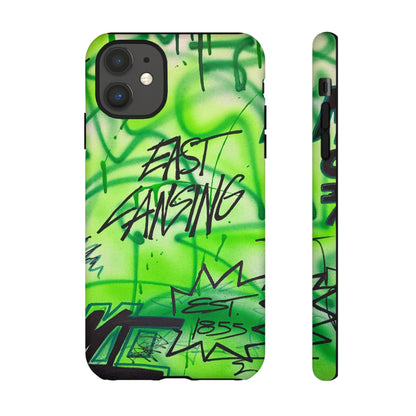 "east lansing, mi" airbrush iPhone case