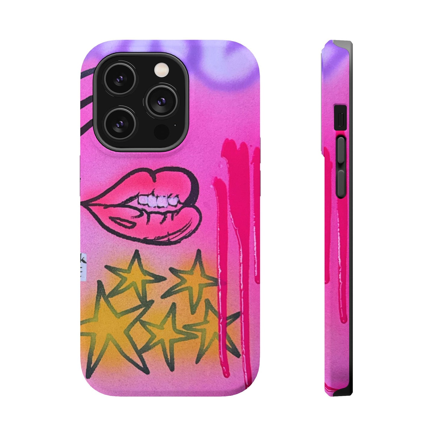 MagSafe "star drip" airbrush iPhone case