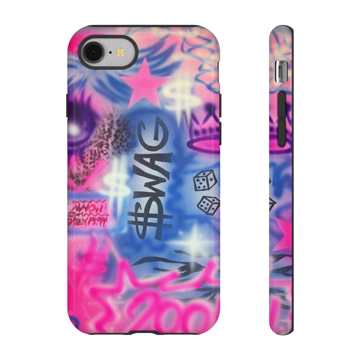 "$wag" airbrush iPhone case