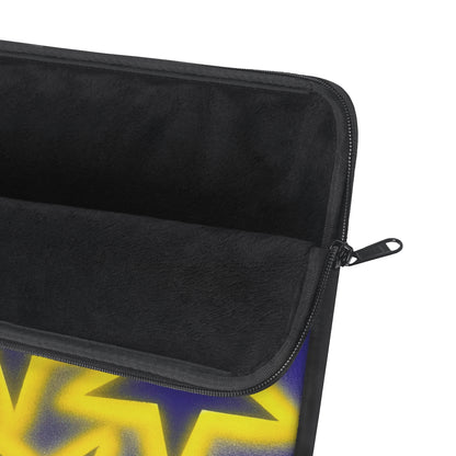 "cosmic crush" airbrush laptop sleeve